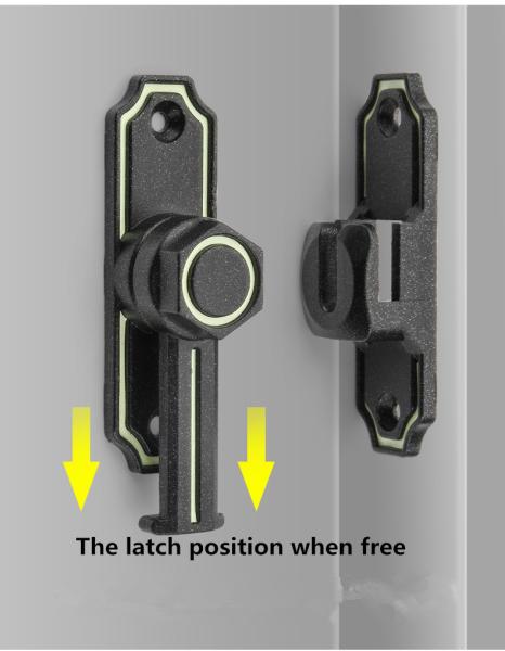 Fechamento resistente da trava de porta do celeiro do zinco ODM de 80mm x de 25mm