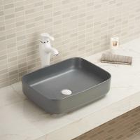 Pequeño fregadero rectangular del buque de la porcelana del lavabo de la encimera 20 pulgadas