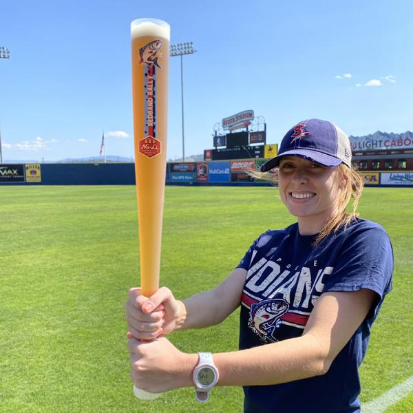 Frosted Plastic Baseball Bat Beer Cup Original Baseball Bat Shaped