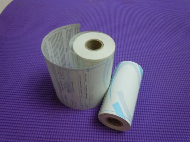 Pre-printed thermal paper rolls, deep thermal image