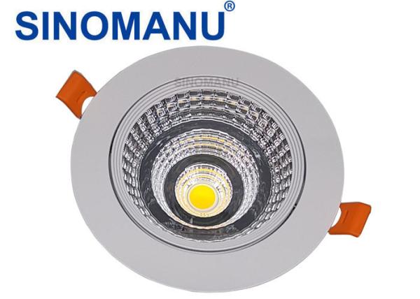 10W LED Recessed Downlights Cut Hole 75MM D90 * H70 MM Dimension CRI 82