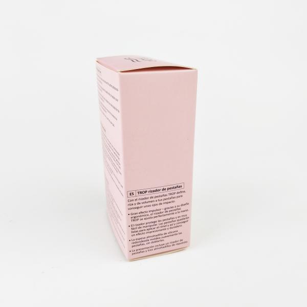 Boîte d'emballage personnalisée pour recourbe-cils avec design en relief