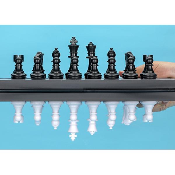 Educational Magnetic Activity Set Folding Chess Board Game with Magnetic Pieces and Portable Design for Kids and Adults