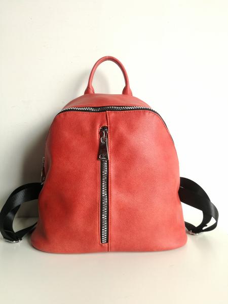 Wholesale luxury full color printing small PU Leather Women Backpack