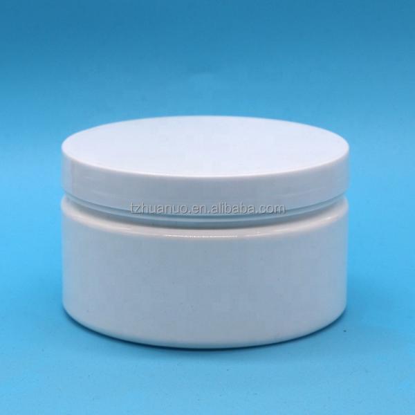 Medicine wide mouth containers with 8 oz PET round cream bottles and customized logo