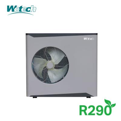 9kw Air Source Heat Pump Wotech with Low Carbon Design and DC Inverter Technology