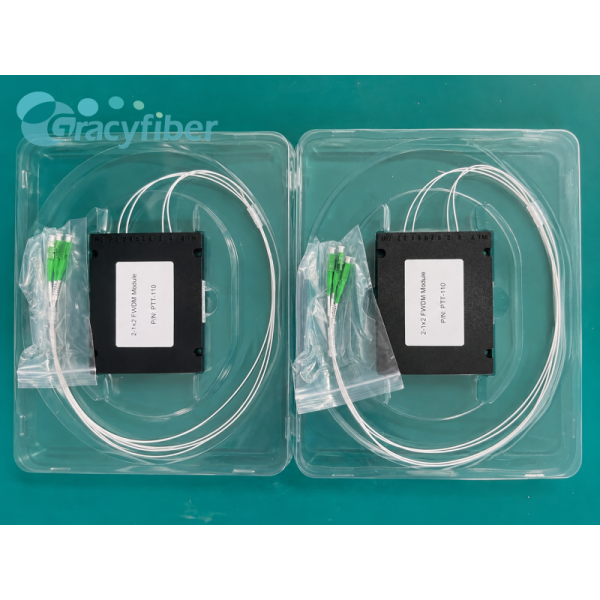 2 Channel 1550 1625nm Fiber Optic Mux Demux Module Low Loss WDM Filter Module with LC UPC LC APC for PON FTTx Monitoring