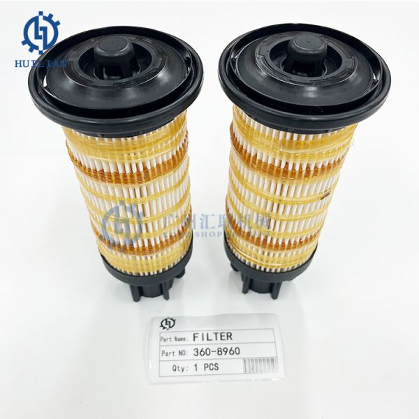 cat 360-8960 Excavator Spare Part Fuel Filter Replace for 3608960 Construction Machinery Excavator Engine Accessories Fuel Filter