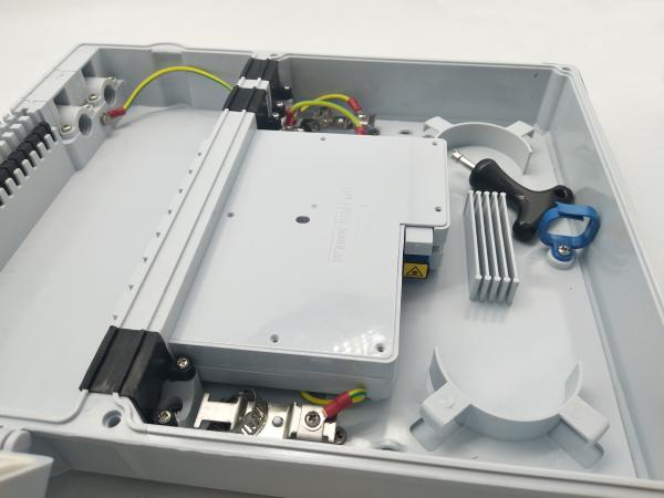 YINGDA 1x8  Optical Splitter Distribution Box IP65 Indonesia Telecom ABS PC SC Connector UL94