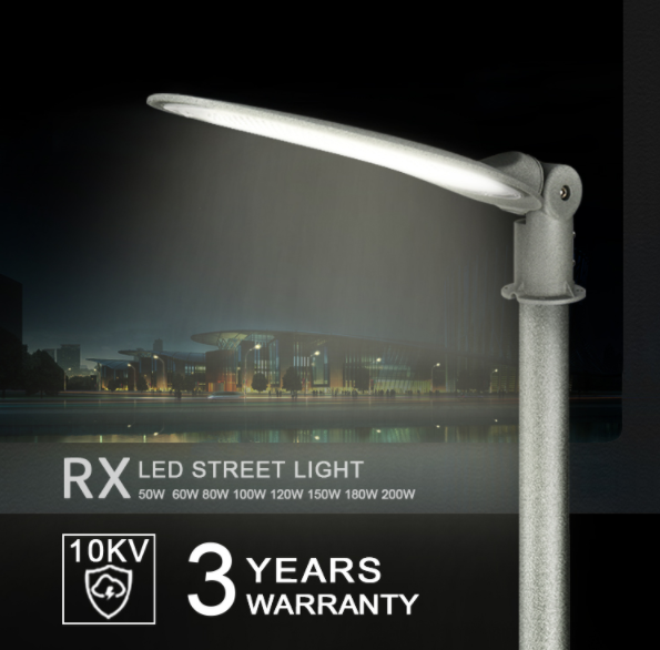 220V 5500Lm IP65 привело порошок Akzonobel литого алюминия уличного света 50w