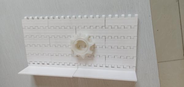 Tipo de transportador de correia de transporte inclinado modular com cleat para café do Brasil