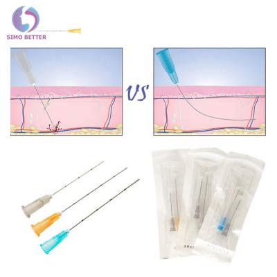 304 Stainless Steel Blunt Cannula 25g Micro Cannula Needles For Fillers