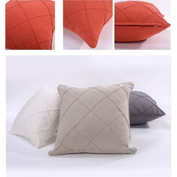 Geometric Pattern Decorative Cushion Covers 100%  Linen For Bed / Chair