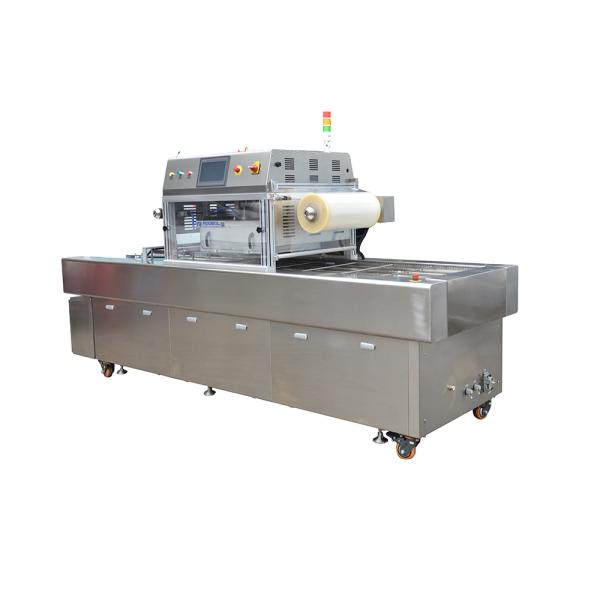 Auto Vacuum Food Tray Sealer Machine Gas Flushing Map Packaging Equipment