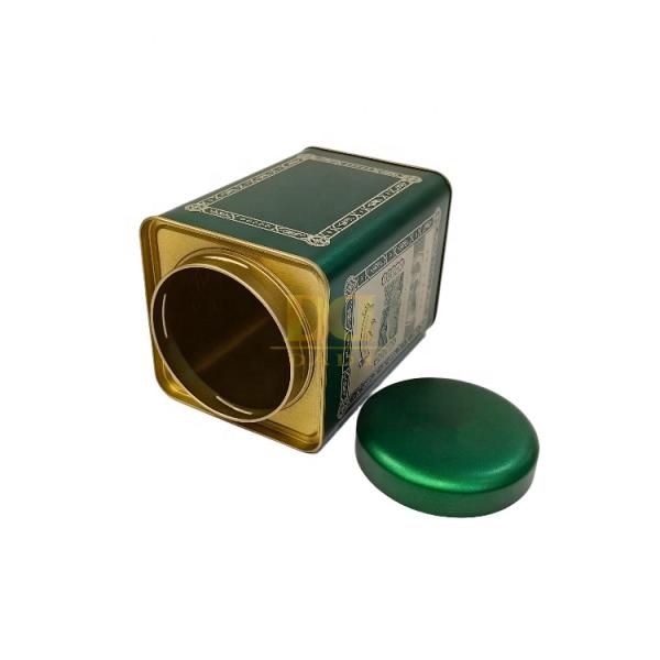 DADI Square Tea Tin Box Airtight Biscuit Tin With Moisture Absorber