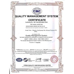 sichuan fulsent trading co.,ltd Certifications
