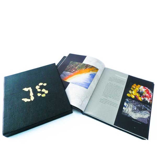 Services d'imprimantes de livre relié d'annuaire de couverture de cuir d'unité centrale pour la promotion