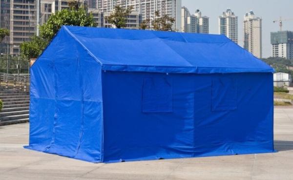 3 × 4m Emergency Relief Tents With 600D PU Coated Oxford Cloth Materials