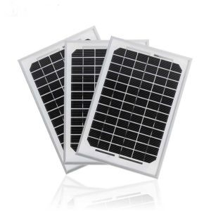 Panneau solaire à cellules de 5W Module solaire monocristallin de petite taille