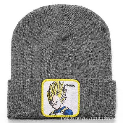 Winter Knitted Anime Cartoon Beanies And Caps With Patch