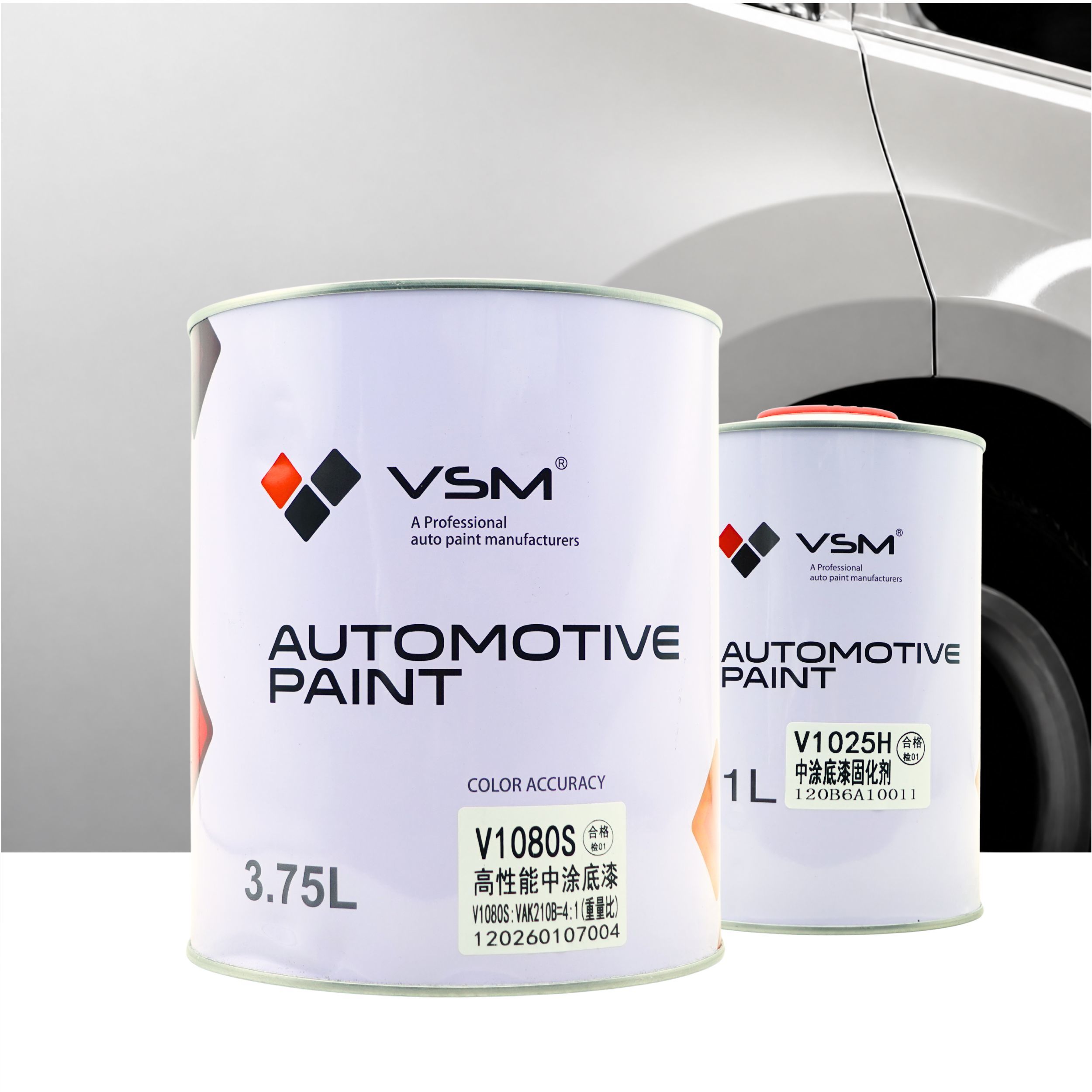 VSM V1080S 2K High Build Surfacer Acrylic Polyurethane Automotive Primer Filler for Auto Body Repair