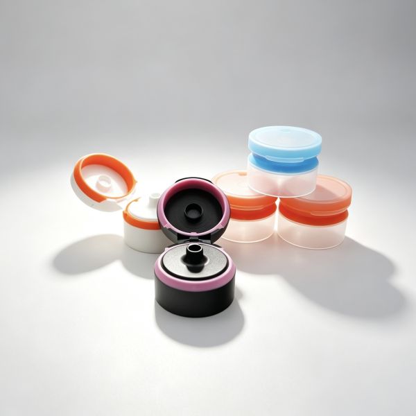 TPE Soft Touch 35mm Diameter Two Color Flip Cap