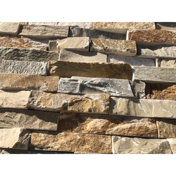 Bathroom Beige Rough Slate Culture Stone Cladding Outdoor