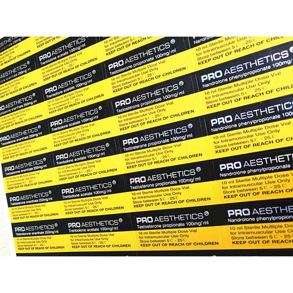 Tecnología de impresión flexográfica de etiquetas de botellas de medicamentos de alta resistencia a la exfoliación