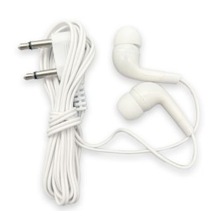 Budget-Friendly Wired Headset Headphones Airline Eco-Friendly 3.5mm Headset with 1.2m Cord Length