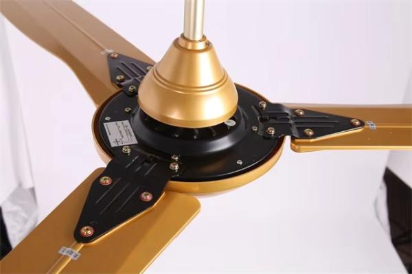 Ventilateur de refroidissement à moteur électrique à courant continu moderne, lampe ABS, lampe de plafond en plastique avec lumière