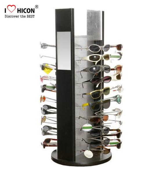 Counter Top Sunglasses Display Rack Rotating 24 Pairs Rayban Sunglass Display Stand
