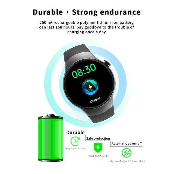 Браслет BT4.0 250mA 1,32 спорт дюйма 360×360 умный с особенностью звонка