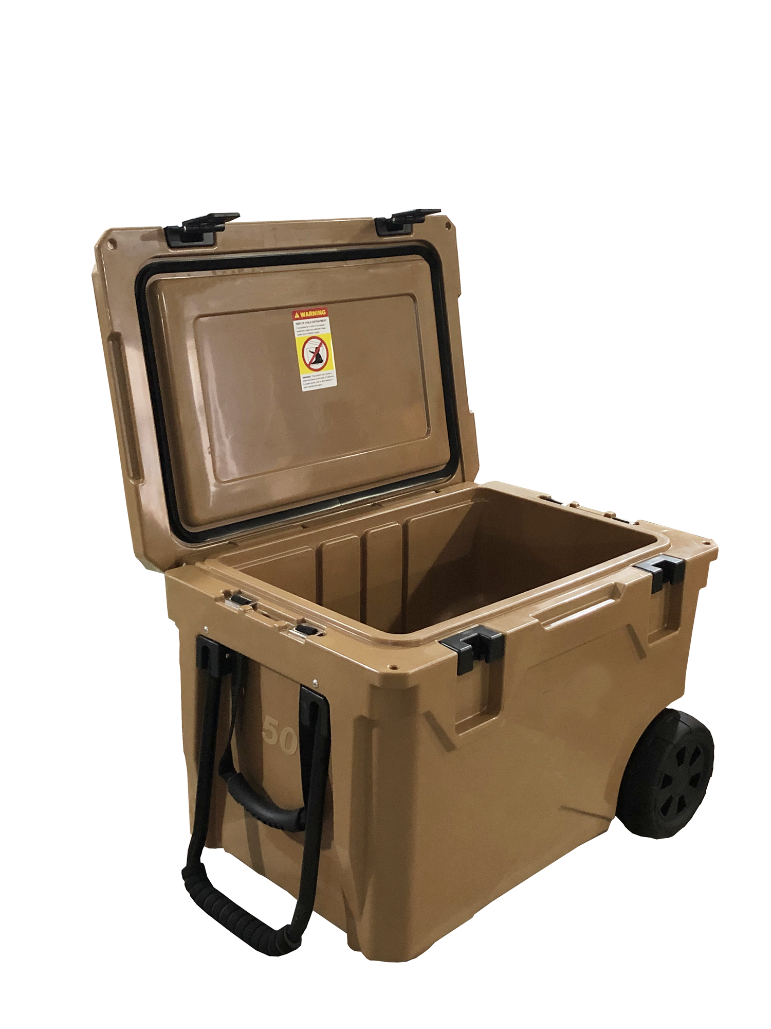 Hot Sale Plastic in Stocks Large Size Locking Ice Cooler Box