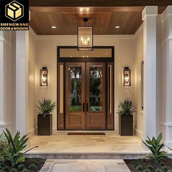 Salón de estar Dormitorio Puerta oscilante de acero inoxidable Baño Moda Puertas oscilantes de metal