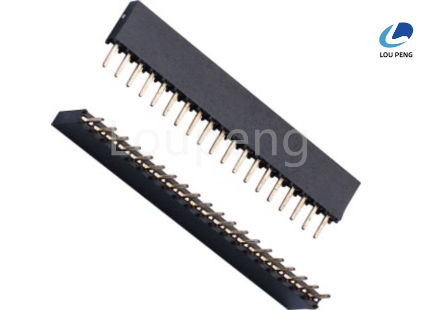 PA6T 30 Percent Glass Fiber Female Header Connector 2 To 40 Pin Max Processing Temperature 230 Celsius For 30 To 60 Seconds