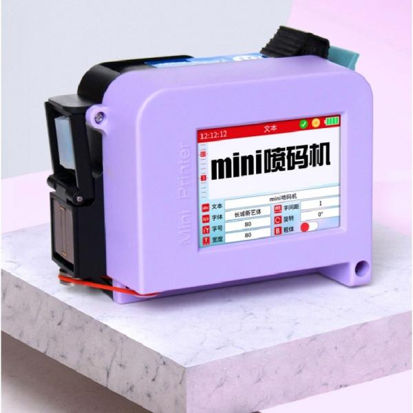 Mini Hand Held Cij Inkjet Printer for Plastic Wood Paper Glass Packing Code Printing