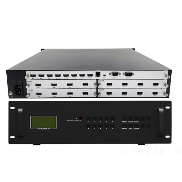 IP コントロール モードで最大3840x2160 60Hzのモジュール式ビデオウォールコントローラ