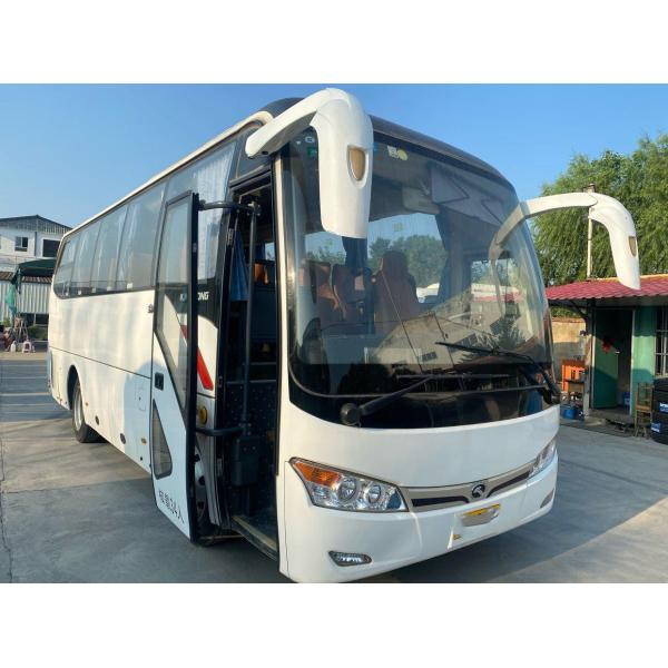 Используемый туристический автобус Kinglong XMQ6802 используемое евро двигателя Yuchai мест автобуса 34 5 стальных шасси высококачественных
