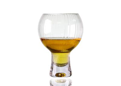 Fire Polishing Crystal Beer Glasses , Snifter 17 Oz Beer Glass