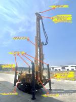 SL330S Crawler Water Well Drilling Rig 330m Depth Hydraulic System