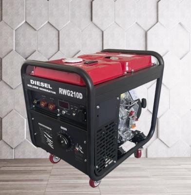 motor de cobre completo da C.A. 3kw de Genset Diesel Welder Generator da vara 210A