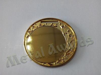 Shiny Gold Plating Custom Engraved Medals For Children One Side / Two Side Design