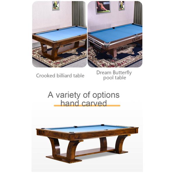 Curved 420d Oxford Billiard Pool Table For Children Adult