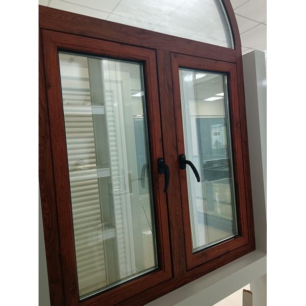Modern Design Aluminum Swing Window with Tempered Insulated Glass and Multi-Point Locking System