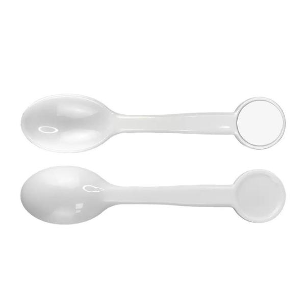 Personalized Blank Sublimation Spoon Printable Children's White Kids Plastic Spoon