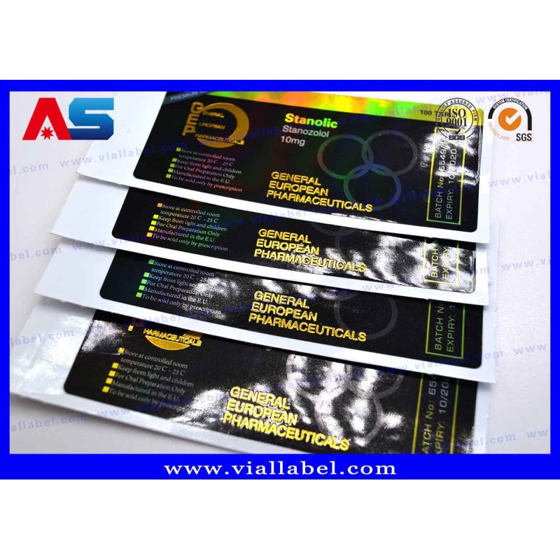Transparent Adhesive Label Printing Labels For Boxes With Custom Logo For   for Pharmacy Vial Bottle Packaging