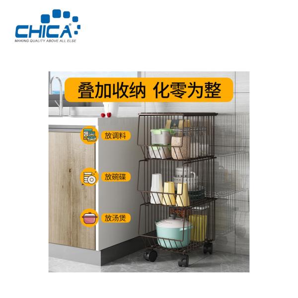 5 Tiers Kitchen Storage Rack Black Color Debris Storage Rack Accessories of Kitchen Sink