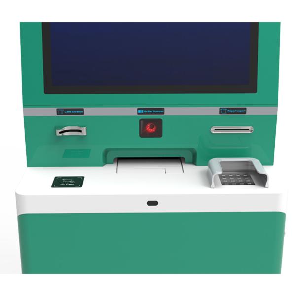 43 Inch Self Printing Kiosk Health Digital Display Touch Screen Kiosk With Camera