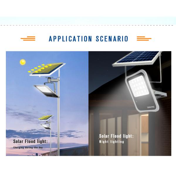 Aluminum high quality 100W outdoor solar flood light