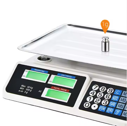 Báscula digital impermeable de acero inoxidable de alta durabilidad, 15 kg